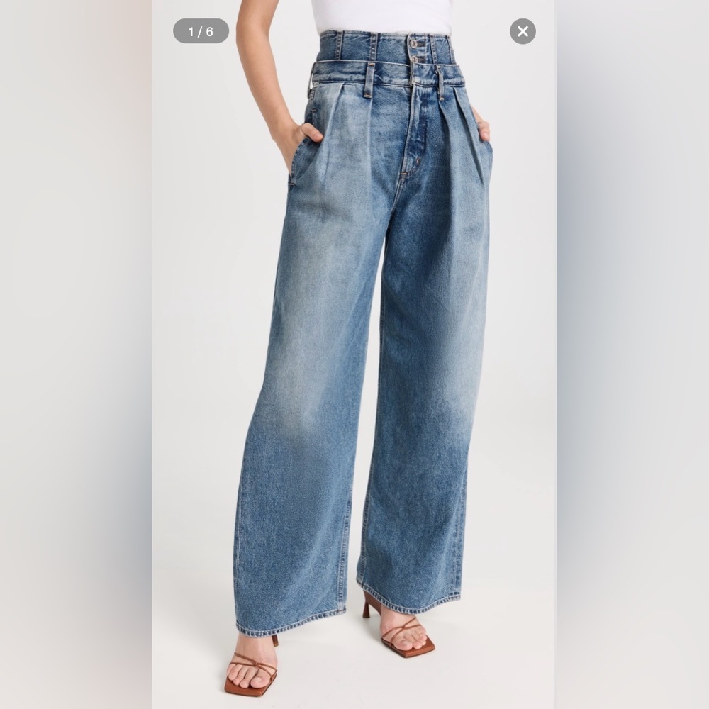 NWT Citizens of Humanity Samira Corset Baggy Jeans In Ambrosia MSRP $368 Size 29 - Picture 15 of 15